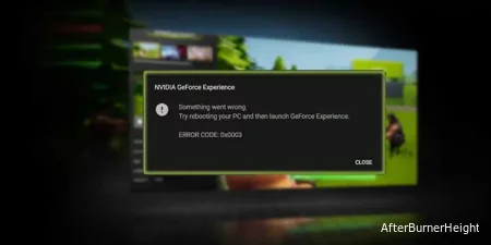 Код ошибки NVIDIA GeForce Experience 0x0003: 11 способов исправить