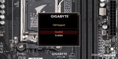 Как включить или отключить CSM на Gigabyte