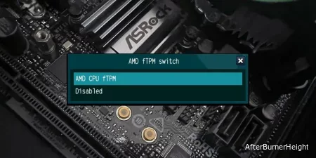 Как включить TPM на материнской плате ASRock